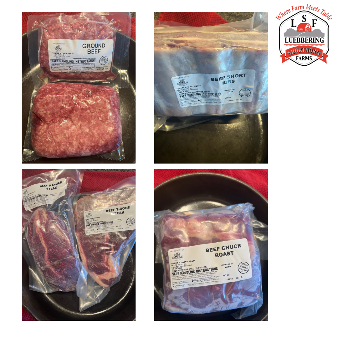 Quarter Beef(100lb) Bone-In Beef Package