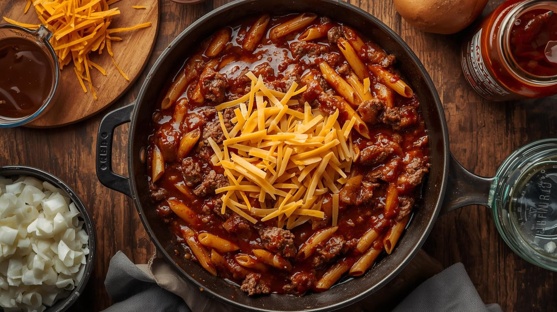 🍲 No-Box Hamburger Helper: BBQ Beef Skillet