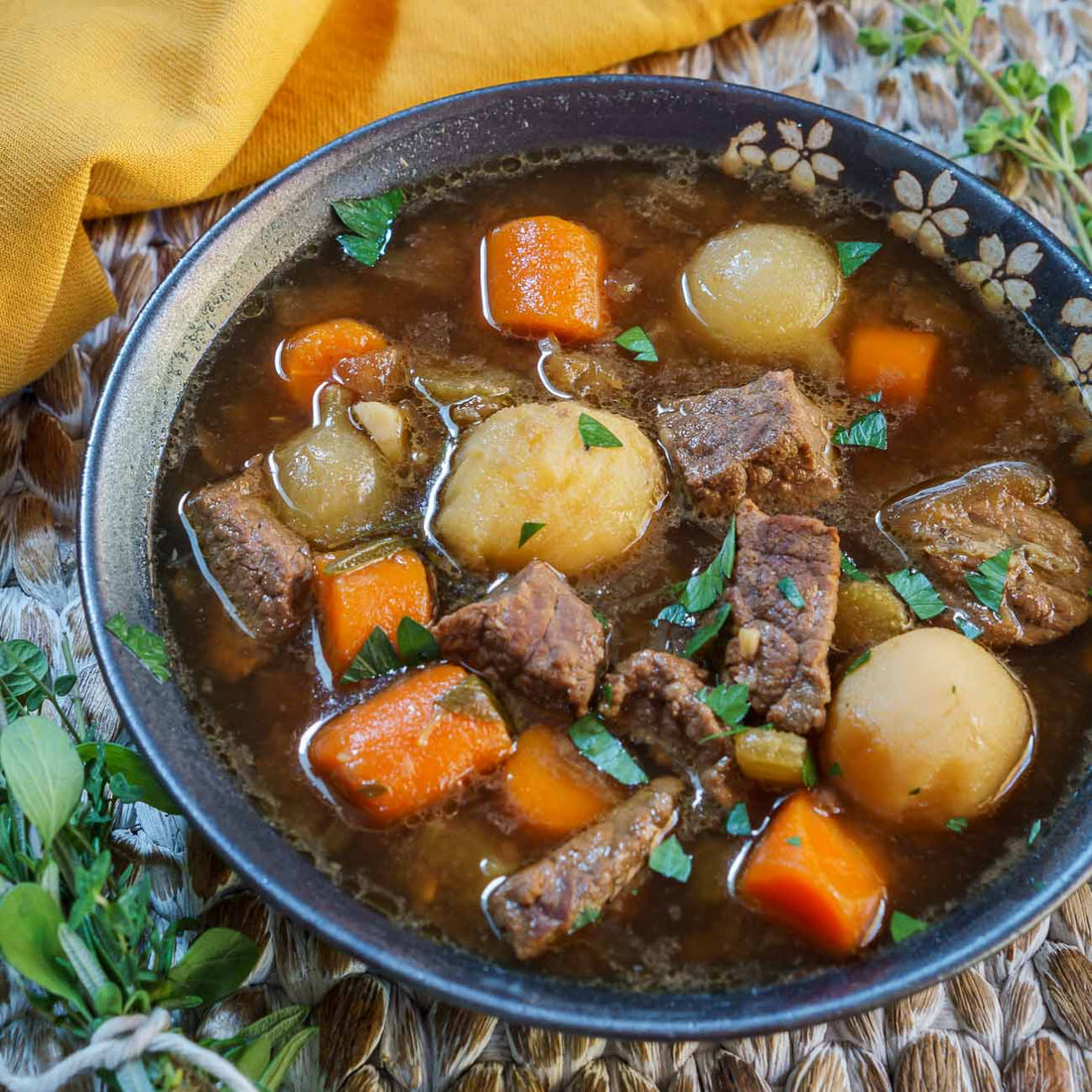 Simple Beef Soup for Cold Winter Days