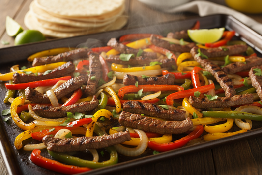 Sheet Pan Beef Fajitas (Easy One-Pan Dinner)