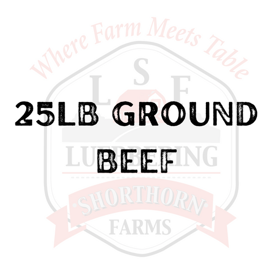 25lb Ground Beef Bundle