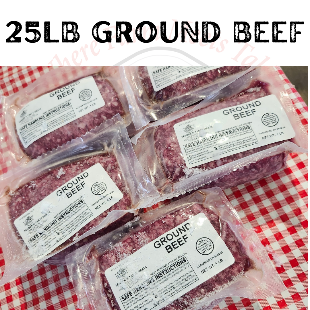 25lb Ground Beef Bundle