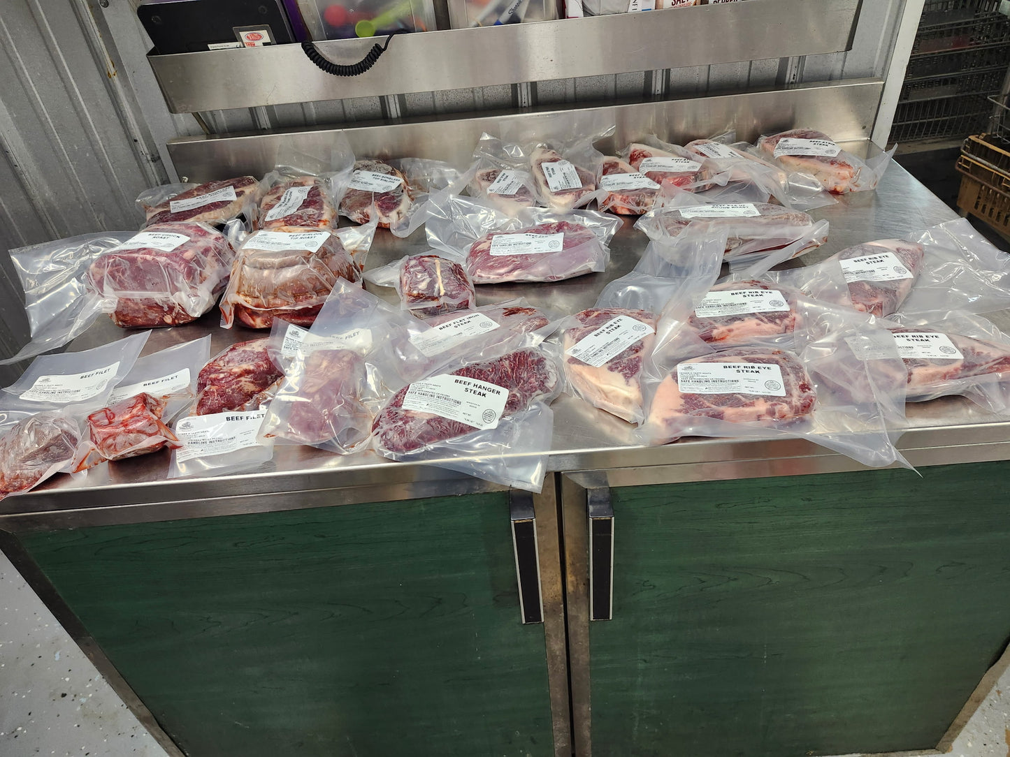 Half Beef(200lb) Boneless Cut Package