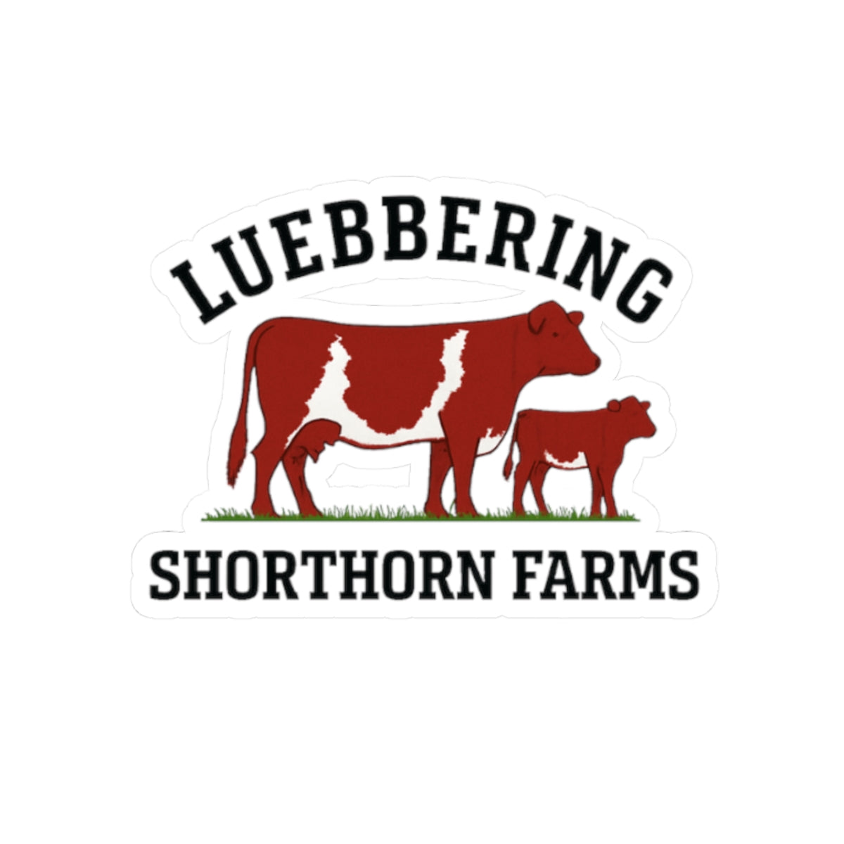 Luebbering Shorthorn Farm sticker