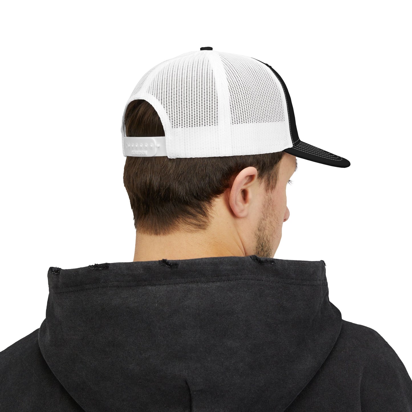 Luebbering Shorthorn Embroidered Snapback Trucker Cap — Heather’s Classic